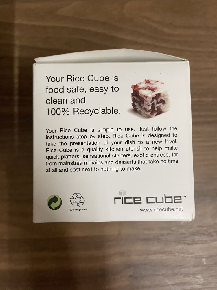 Rice cube - foremka do robienia kostek z ryżu, sushi