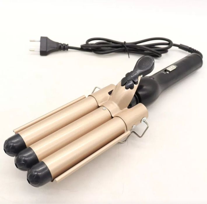 Тройная плойка, плойка, бігуді