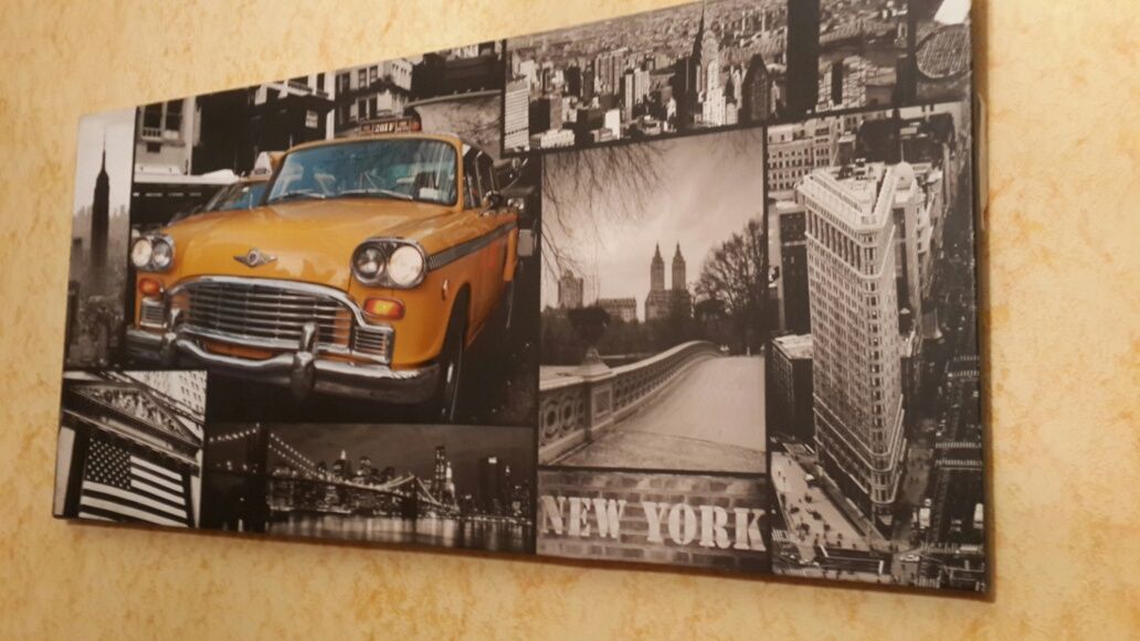 New York taxi/cab картина, подарок