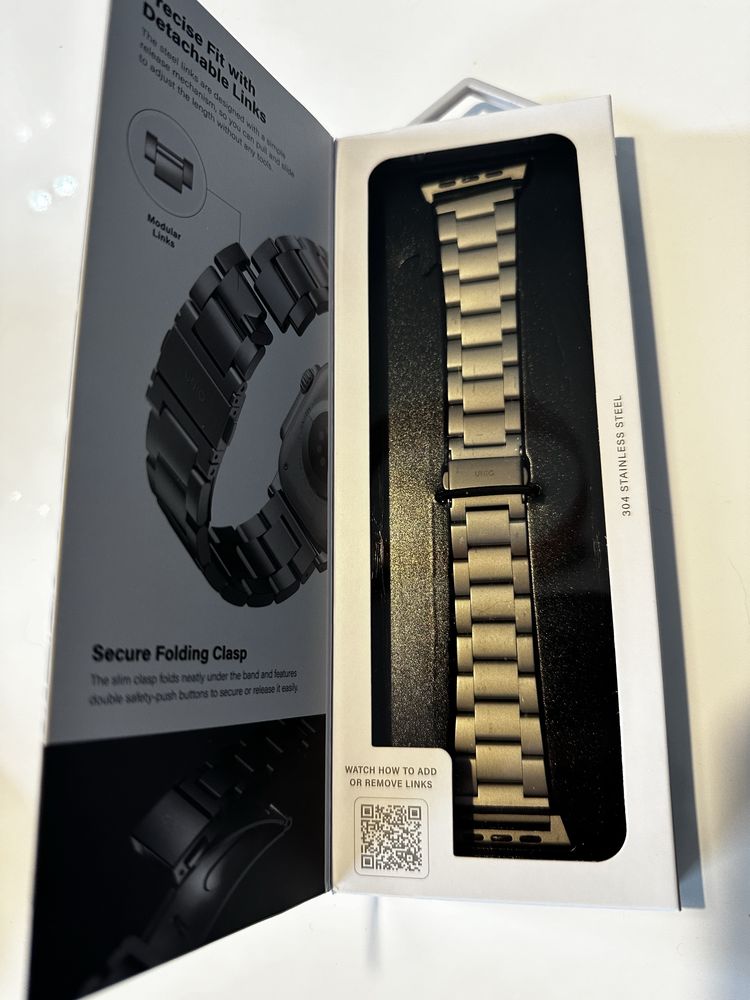 Bransoletka Apple Watch  srebrny NOWY