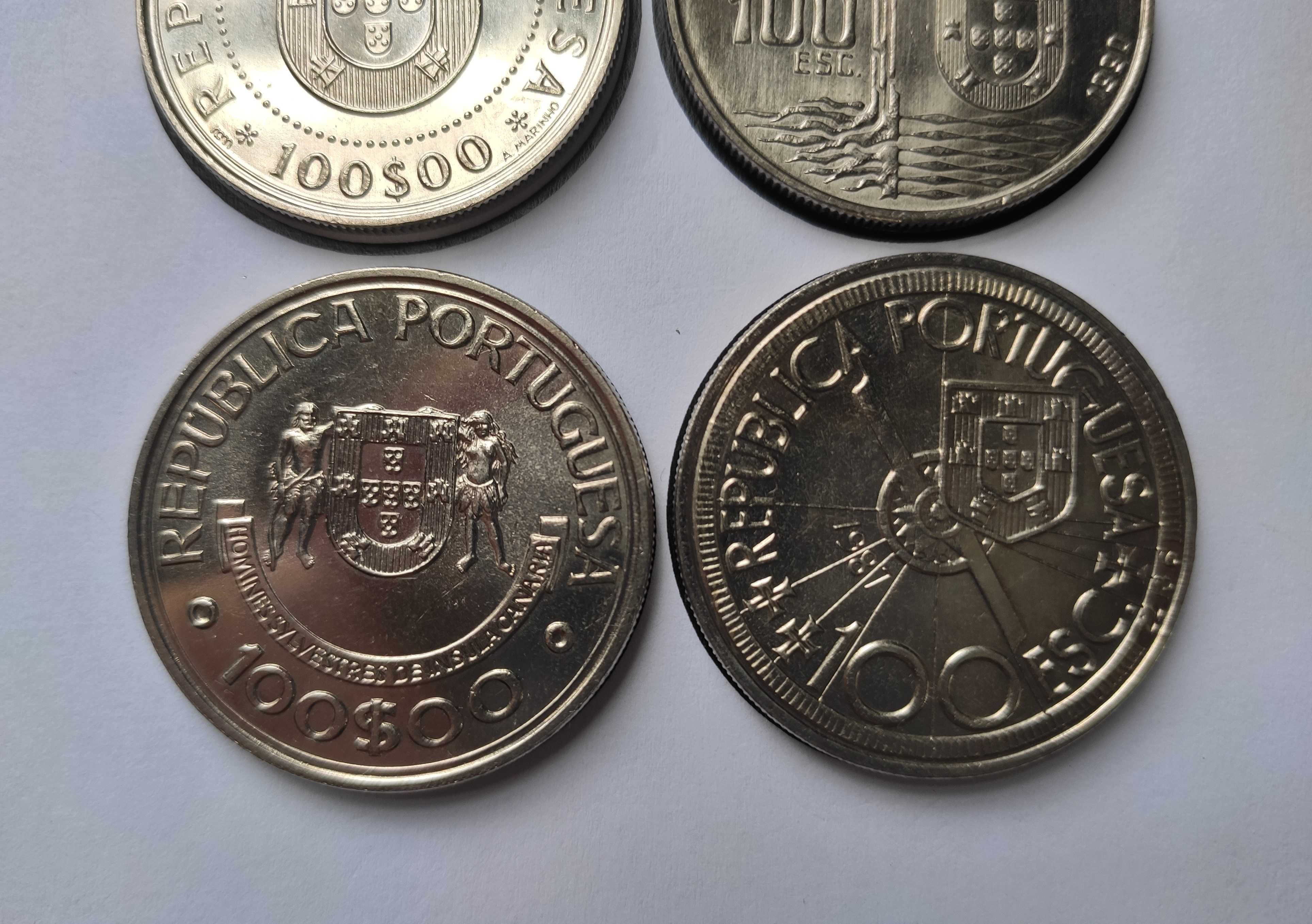 4 moedas de 100 Escudos – Várias (nº4)