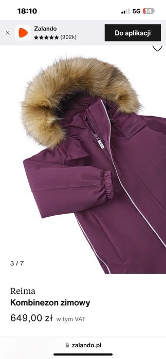 Reima kombinezon 86 kolekcja Lappi