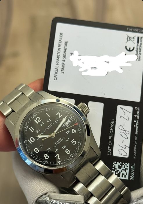 Hamilton Khaki Field Automatic 38mm – Full Set 2021