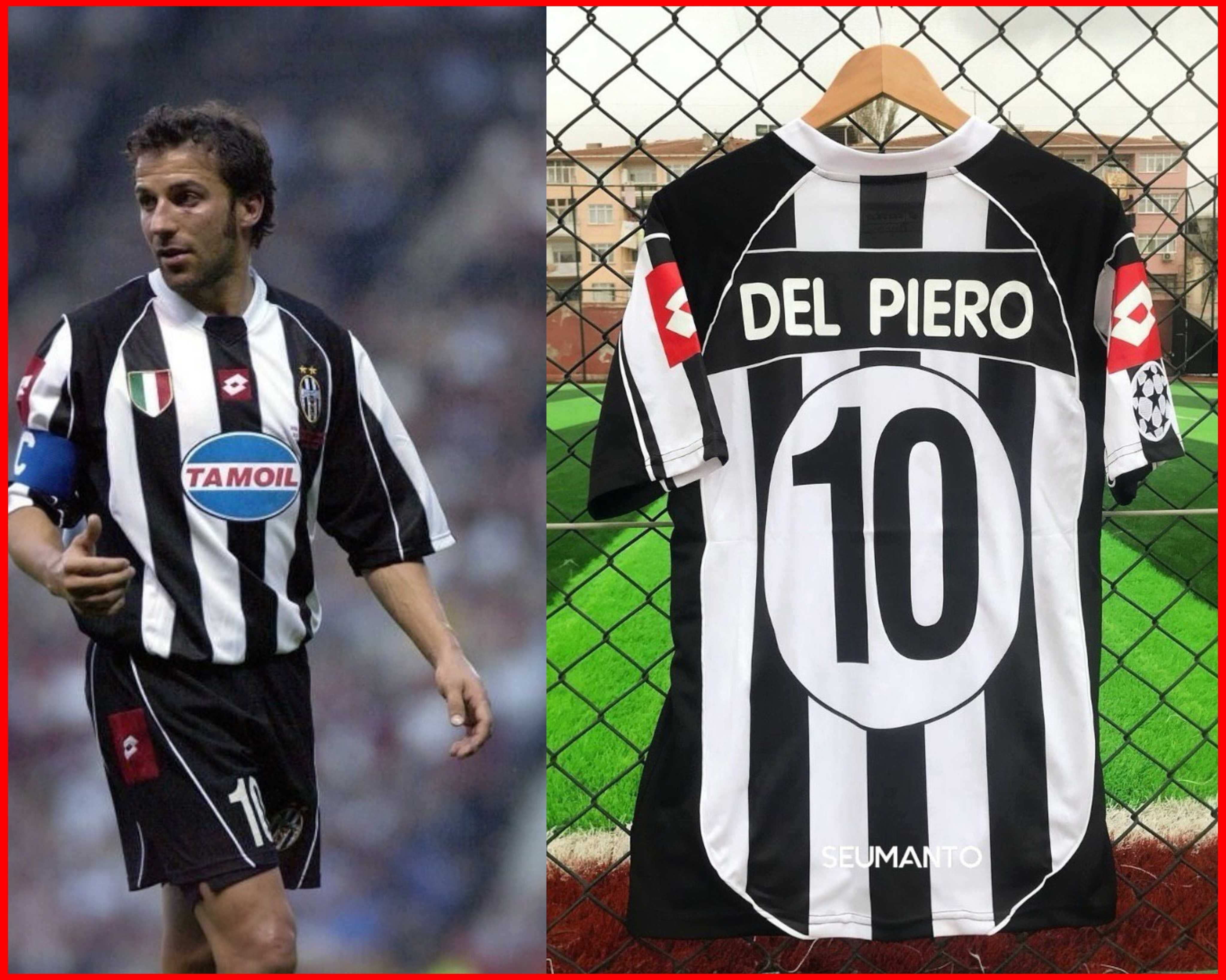 Ретро футболка Alessandro Del Piero fc Juventus 02/03 Дель Пьеро