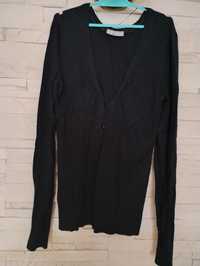 Czarny sweterek damski rozpinany r M/L Orsay