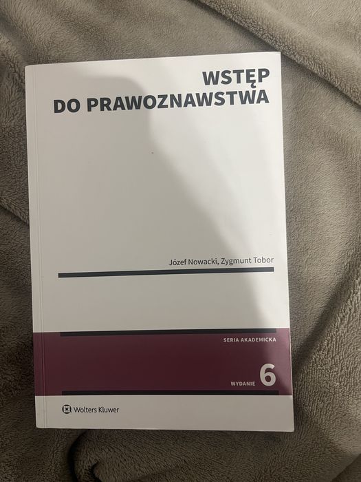 wstęp do prawoznawstwa józef nowacki