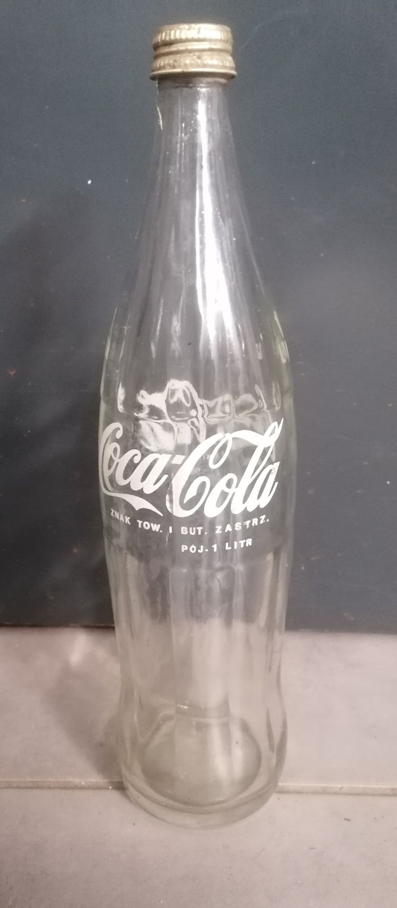 Butelka szklana 1l coca cola