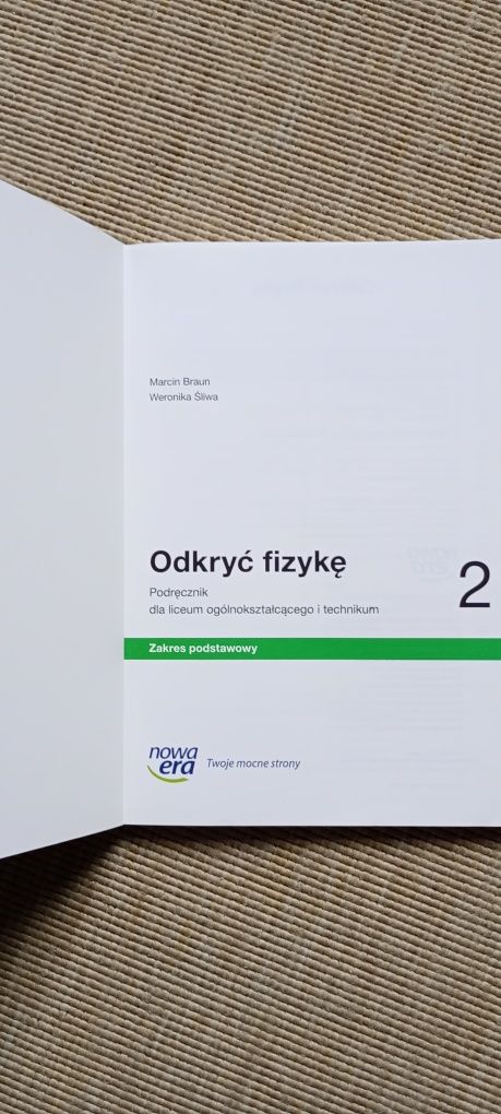 Fizyka klasa 2 szkoła średnia i technikum.