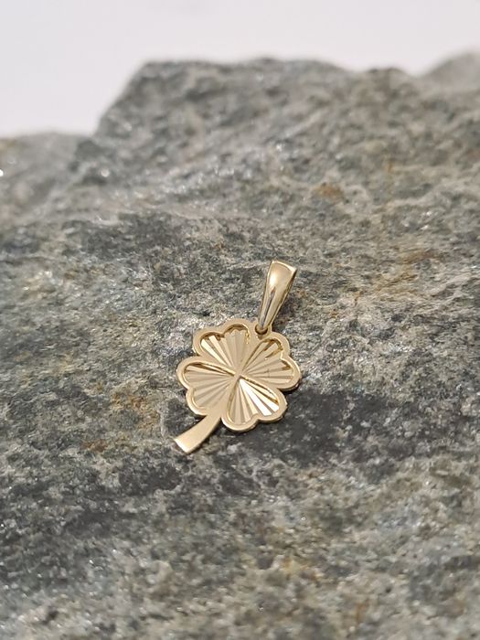 Złota zawieszka Koniczynka Pr.585 Nowa