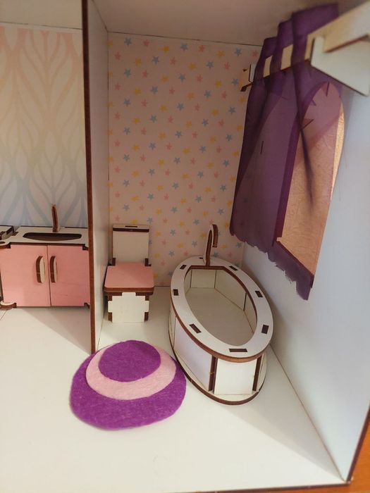 Меблі для ляльок, будинок