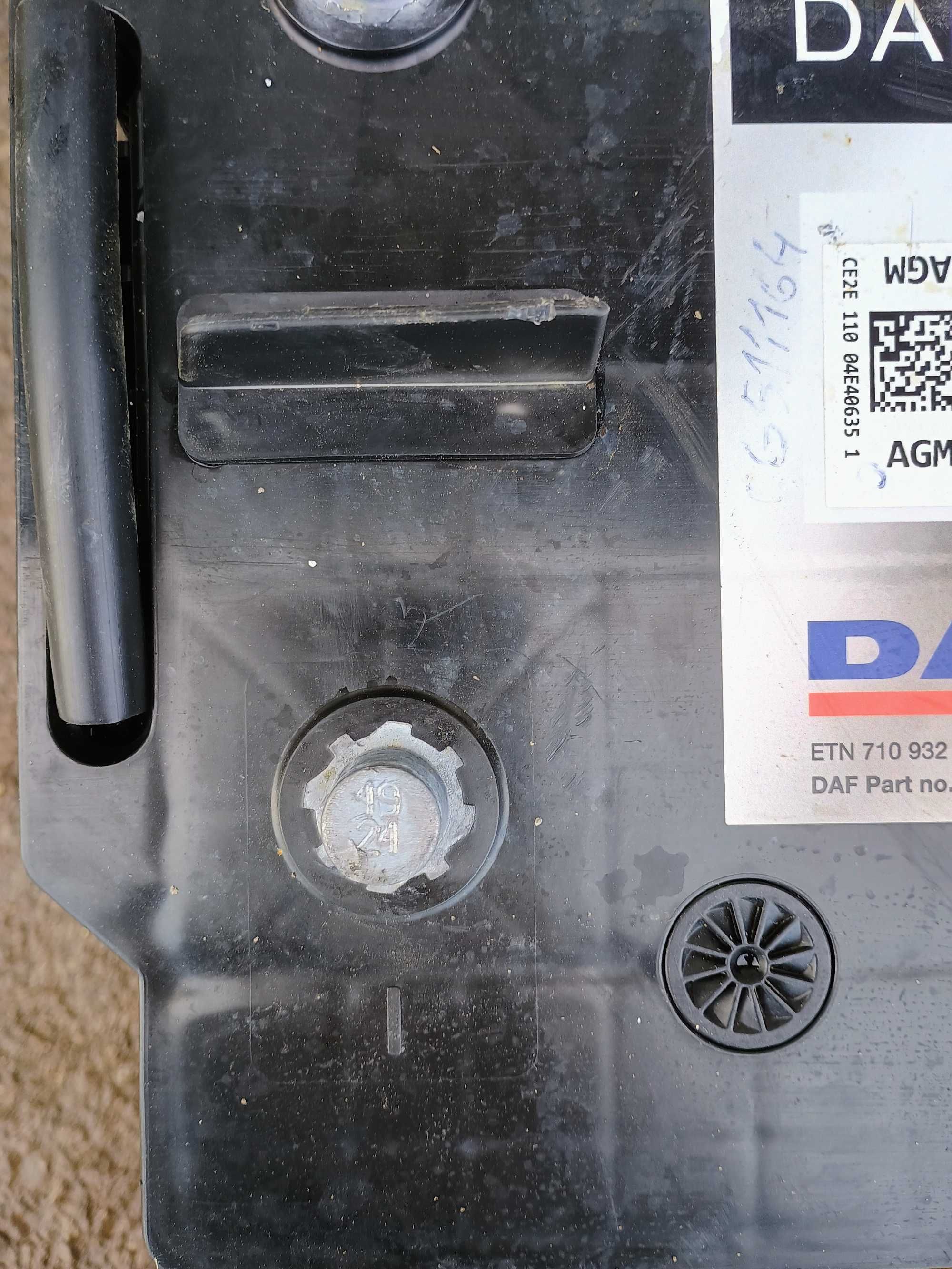 Akumulator DAF 210Ah 1200A (EN) - 12V - AGM