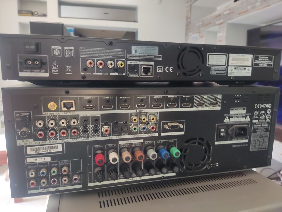 Bardzo kultowy zestaw do kina domowego najwyższy model AVR 370 pllus B