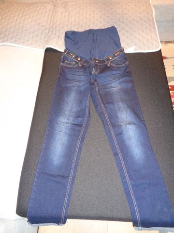 Spodnie ciążowe jeansy r S M 36 38 NOWE