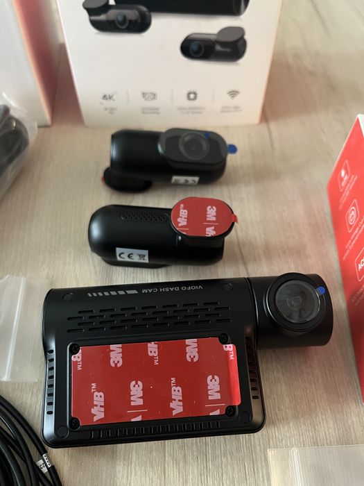 VIOFO A139PRO 3CH 4K zestaw kamer i kabli + karta pamieci 256GB