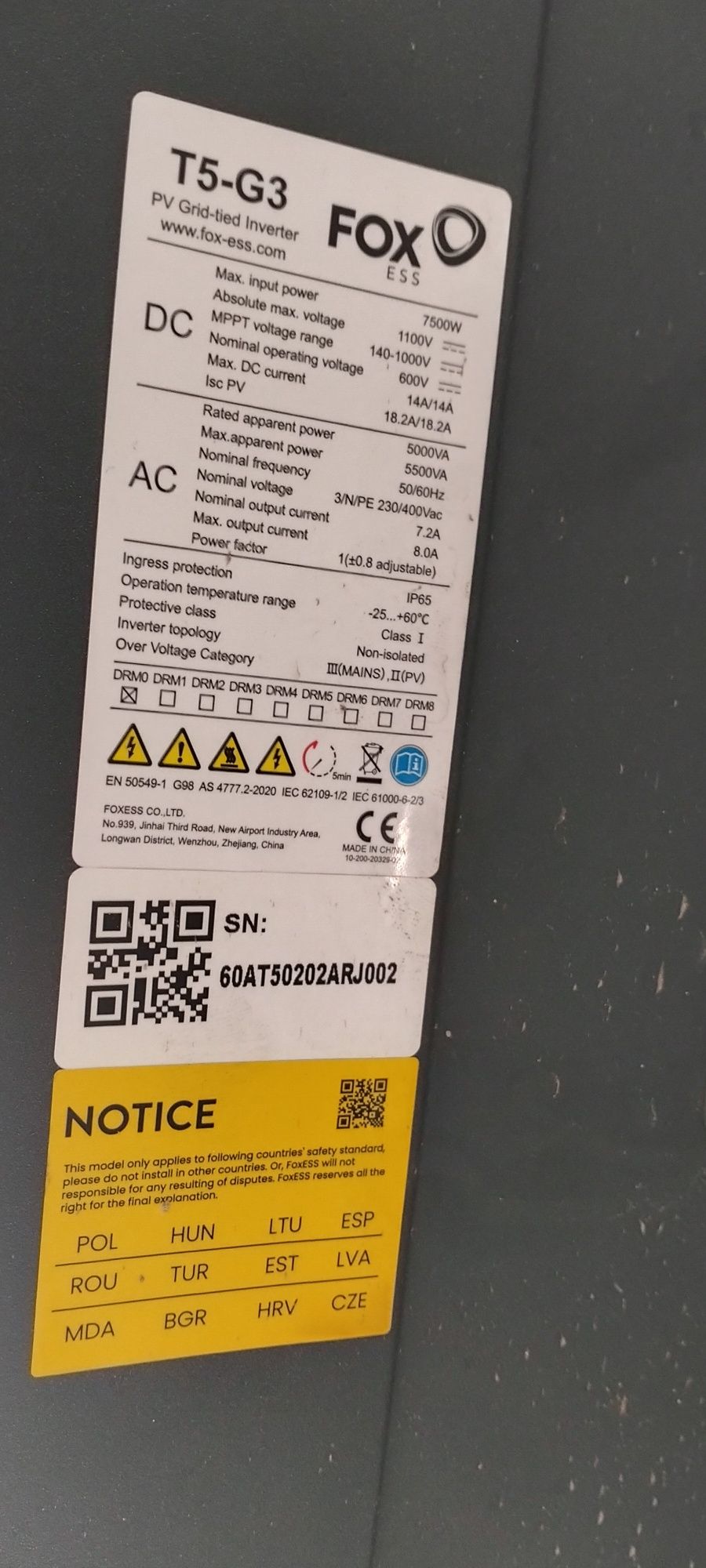 Falownik Fox Ess T5 G3