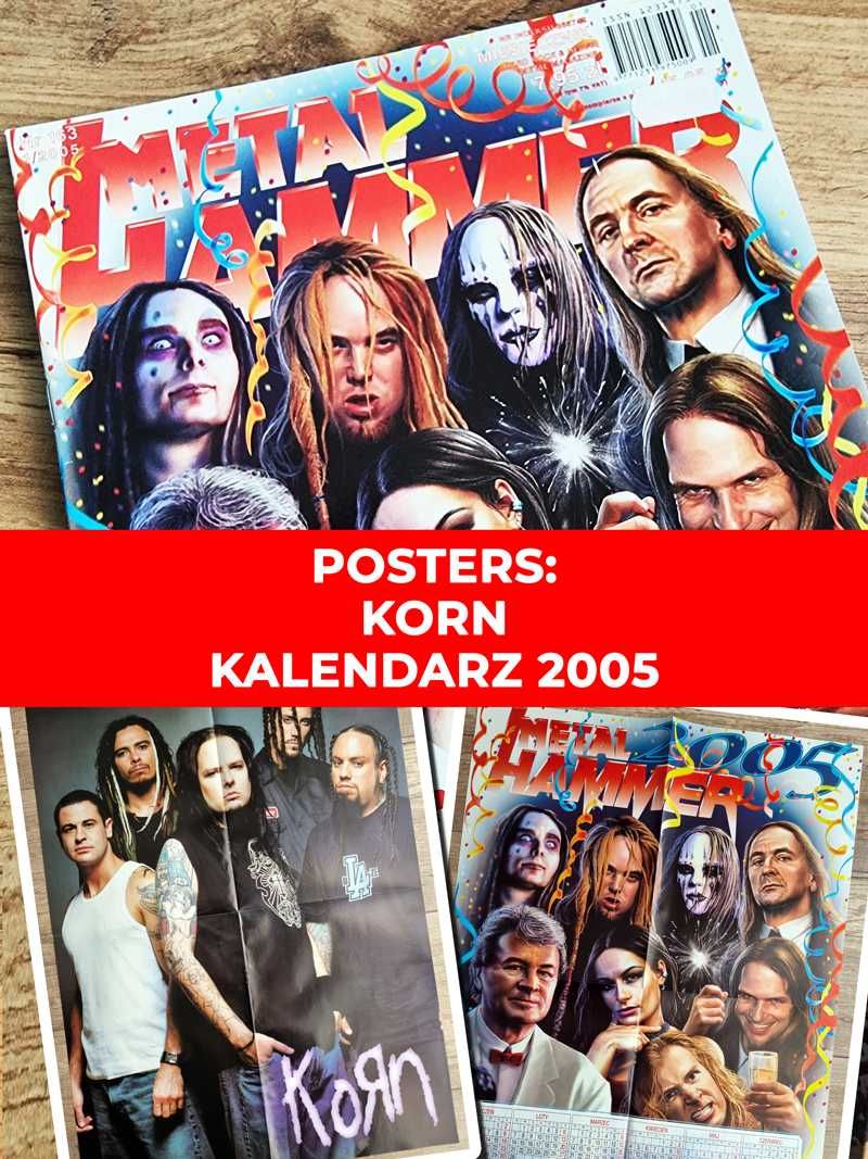 Metal Hammer 2005 - Plakat: Korn, Kalendarz 2005