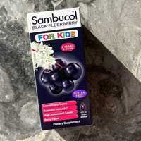 Sambucol, сироп із чорної бузини, для дітей, зі смаком ягід
