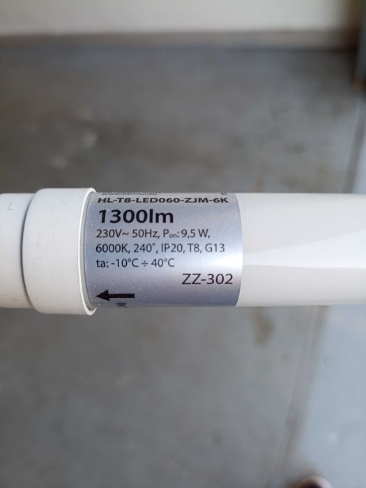 Świetlówka LED 60 cm