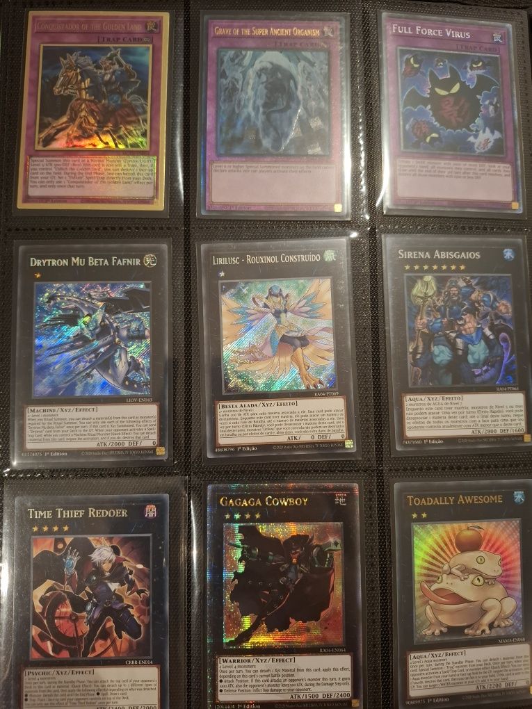 Cartas Yu-Gi-Oh vários sets Parte 1