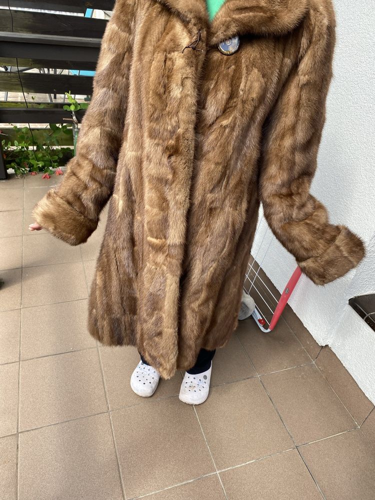 Futro z norek rozmiar 42