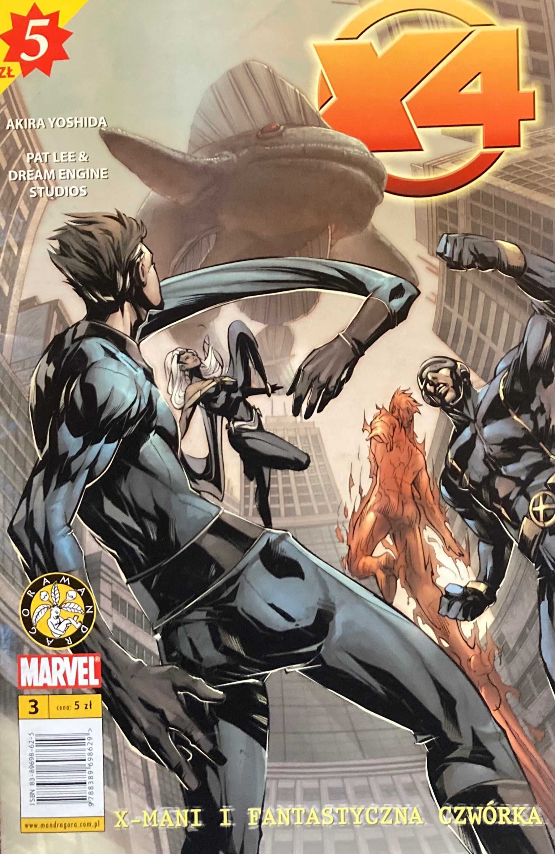 Fantastyczna Czwórka Fantastic Four X4 część 4 wyd. Mandragora