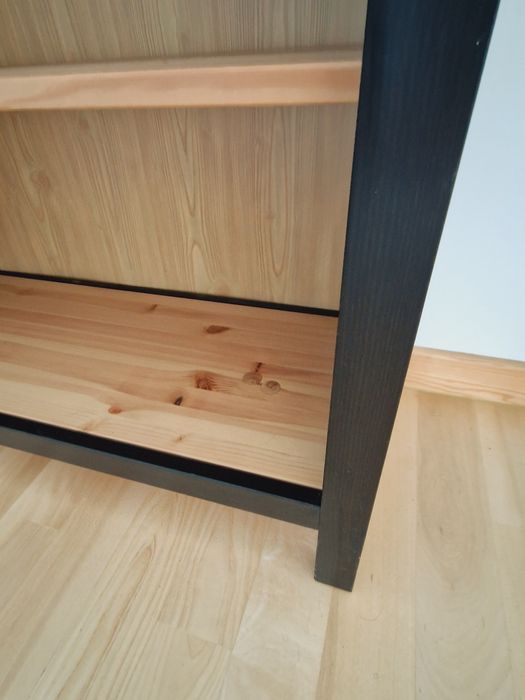 Biblioteczka regał Hemnes Ikea czarnybraz lita sosna