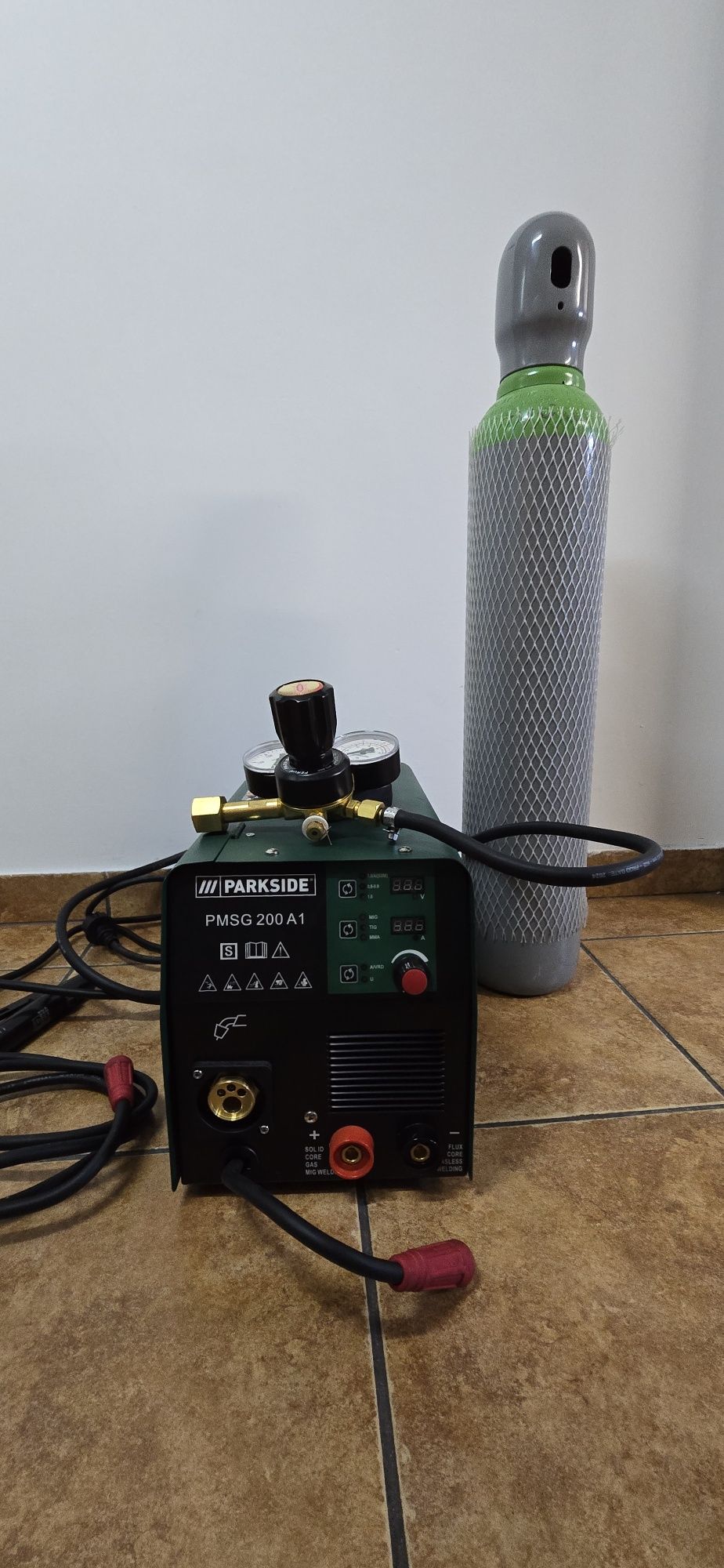 Spawarka Parkside PMSG 200 A1 z butlą 8l i reduktorem