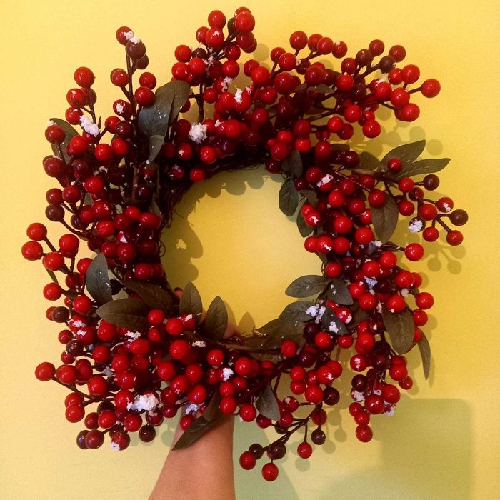 Вінок з ягодами калини, д 40 см