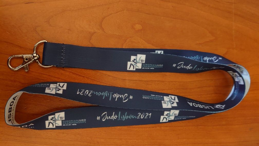 Lanyard porta chaves europeus judo 2021