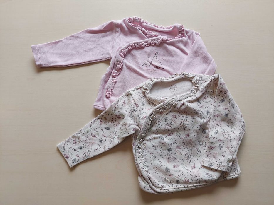 Paczka (22 szt.) rozm.74 ubranka dla dziewczynki