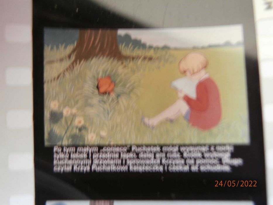 Bajka na rzutnik projektor  Kubuś Puchatek ( unikat ) cz I i II