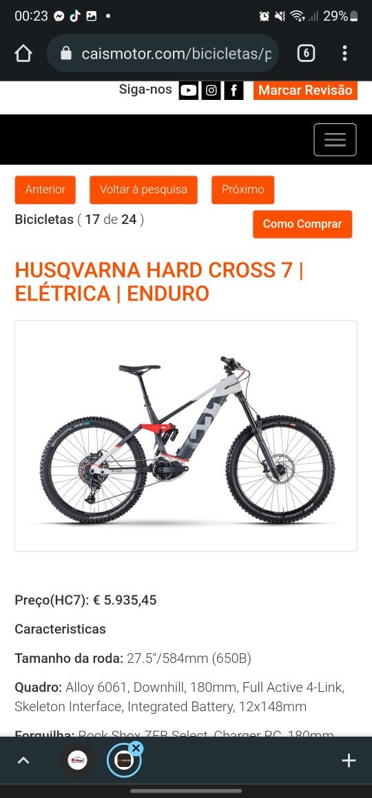 Husqvarna Hard Cross 7 ebike 2021 L