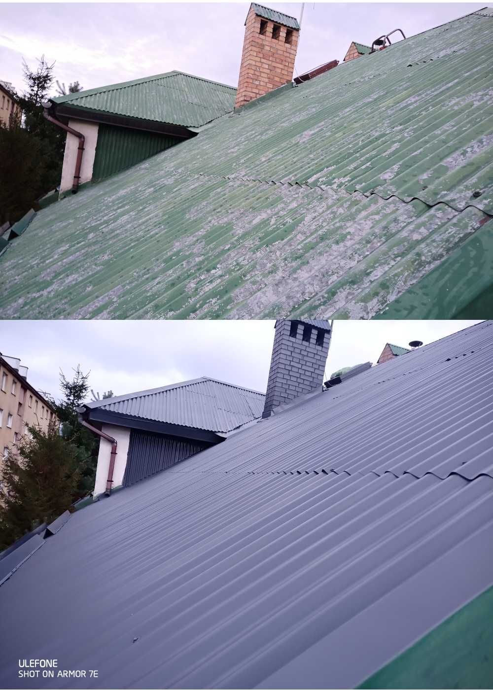 Farba Okrętowa Na Dach Rynny Kontenery Hempatex 46410 Ral 6005 5L