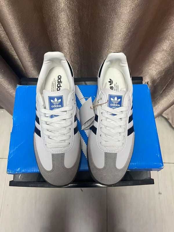 ButyDamskieTrampki_Adidas Samba_WhiteUniseks R.45
