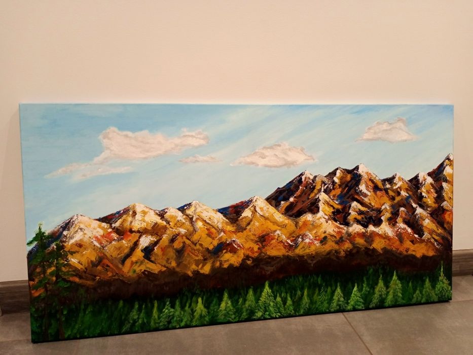 Obraz malowany na płótnie 50/100