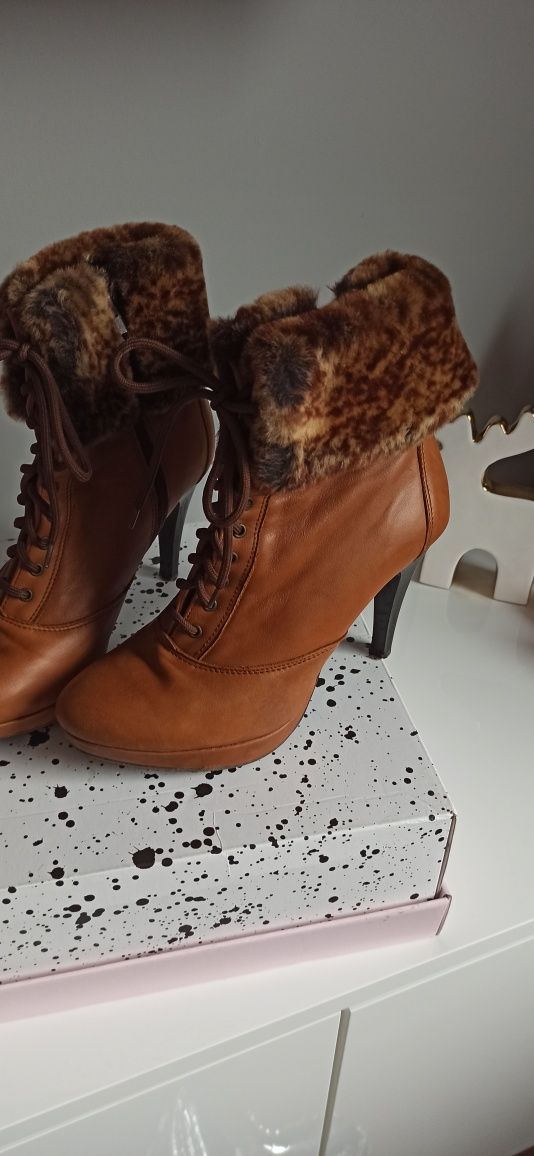 Buty damskie skórzane rozmiar 38