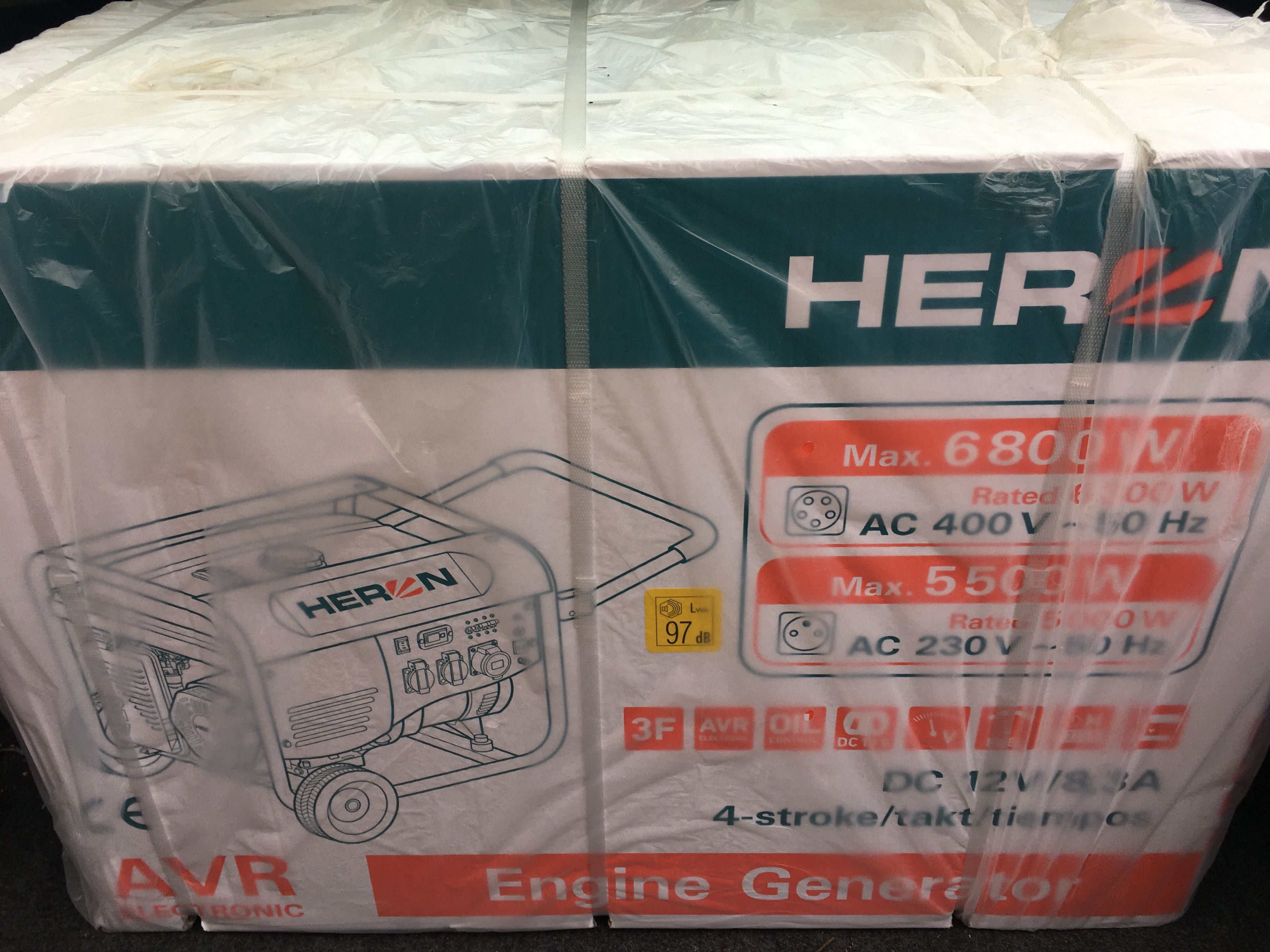 Генератор Heron 6,8 кВт