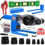 Zgrzewarka Lcd Do Rur Pp Pcv Matryce 16-63mm 2800w Polifuzyjna Wyświet