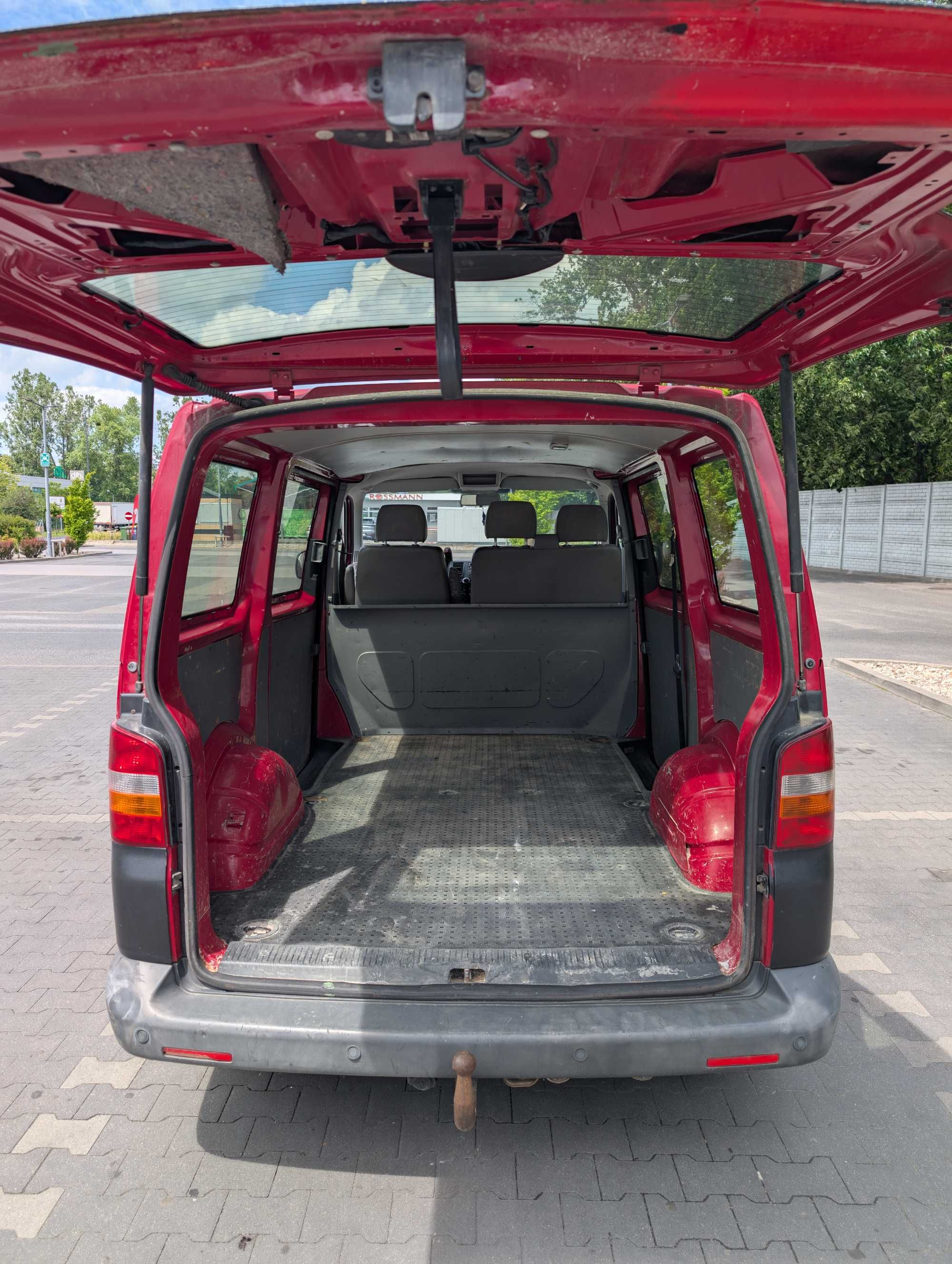 Volkswagen Transporter T5 2.5tdi 2004r. 3os. ciężarowy