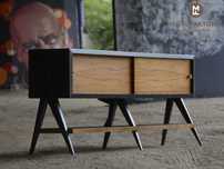 Sideboard wysoki - komoda Skandynawia lata 60