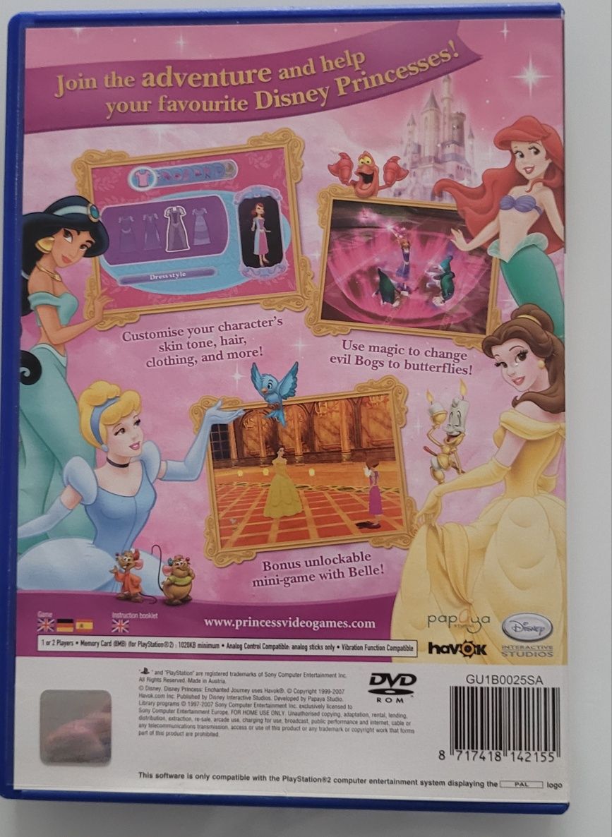 Gra Disney Princess Enchanted Journey PS2 Sony PlayStation 2