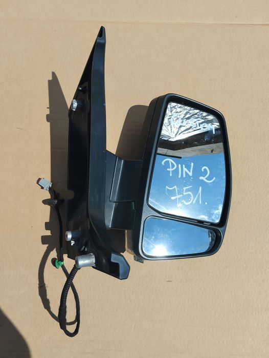 lusterko prawe przód przednie ford transit custom 2 pin
