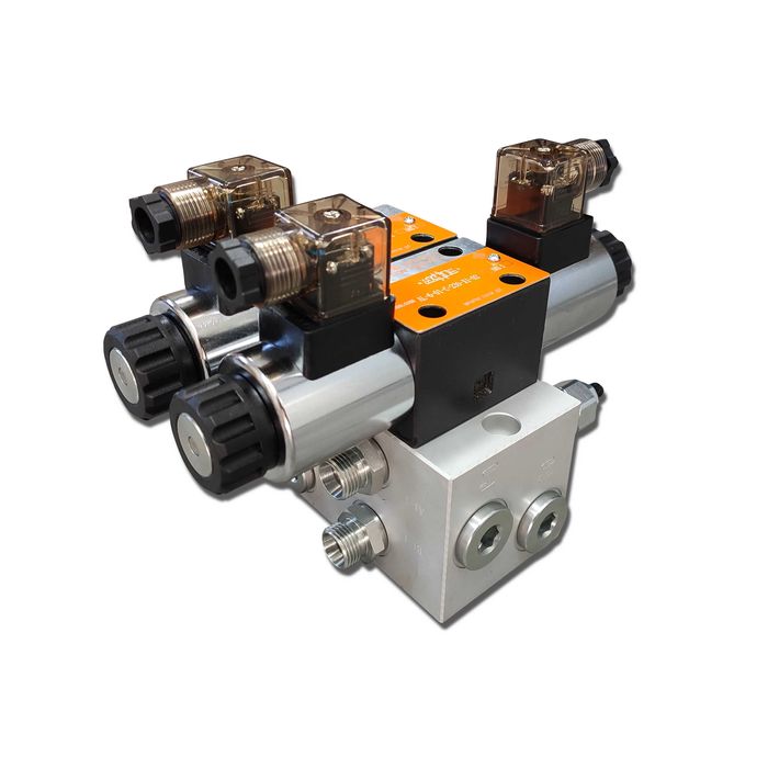 Rozdzielacz Hydrauliczny CETOP 1 SEKCYJNY 60L 12V [7918]