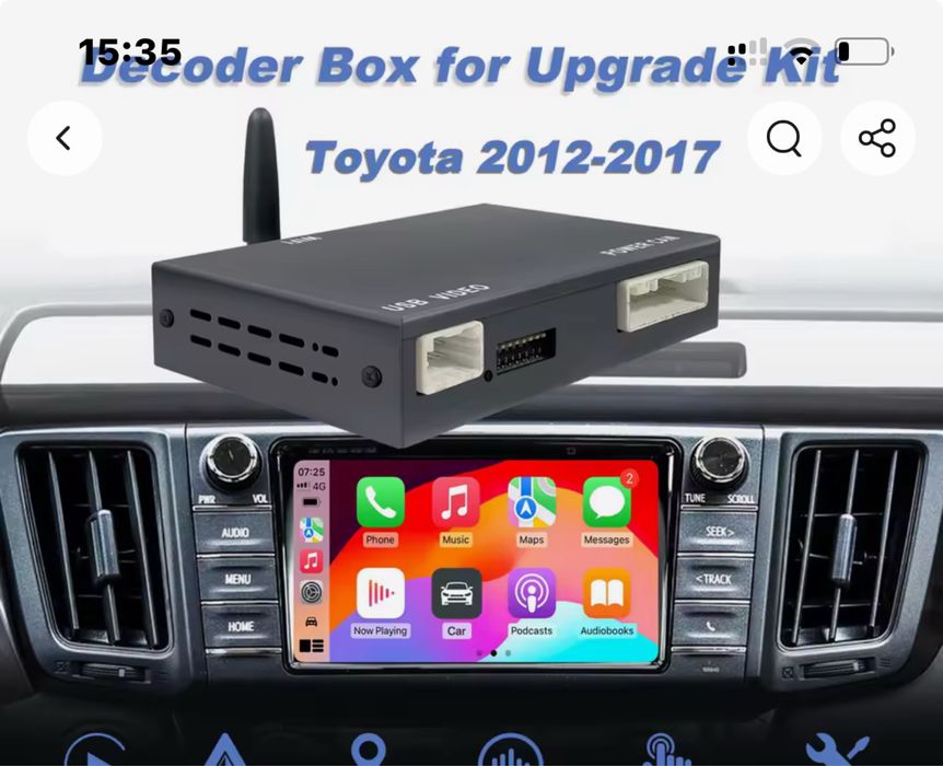 Carplay, android auto для Тойоты 2014-2019