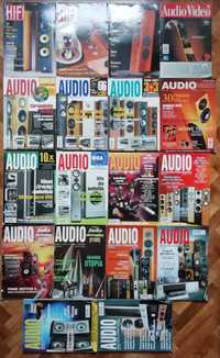 18x STARE czasopisma Audiofilskie AUDIO, Audio Video, HI-FI i muzyka