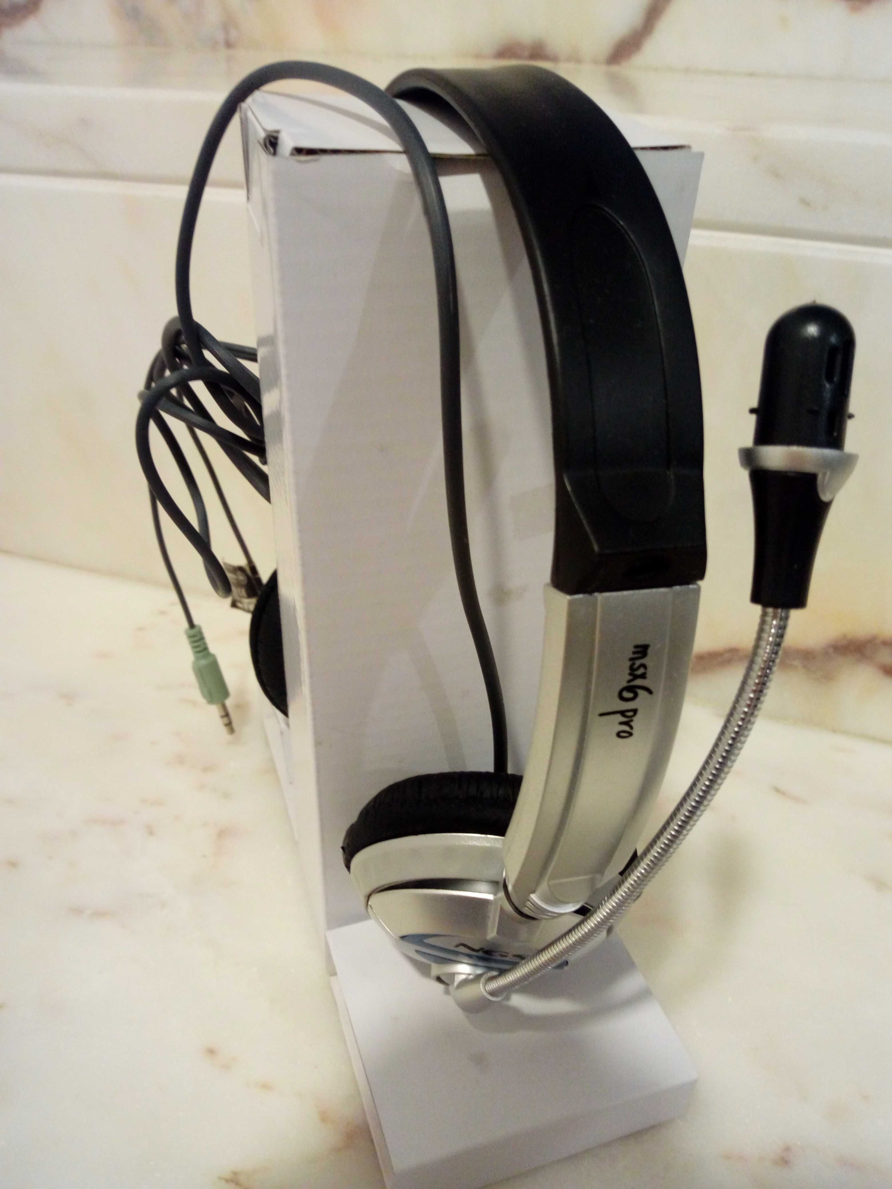 Headset com microphone para PC Multimedia MSX6 PRO-NGS-NOVO