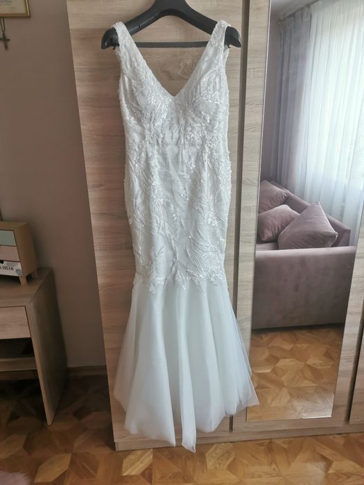 Suknia ślubna, sukienka na poprawiny, ryba, syrenka