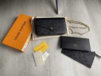 Pochette felicie Louis Vuitton preta