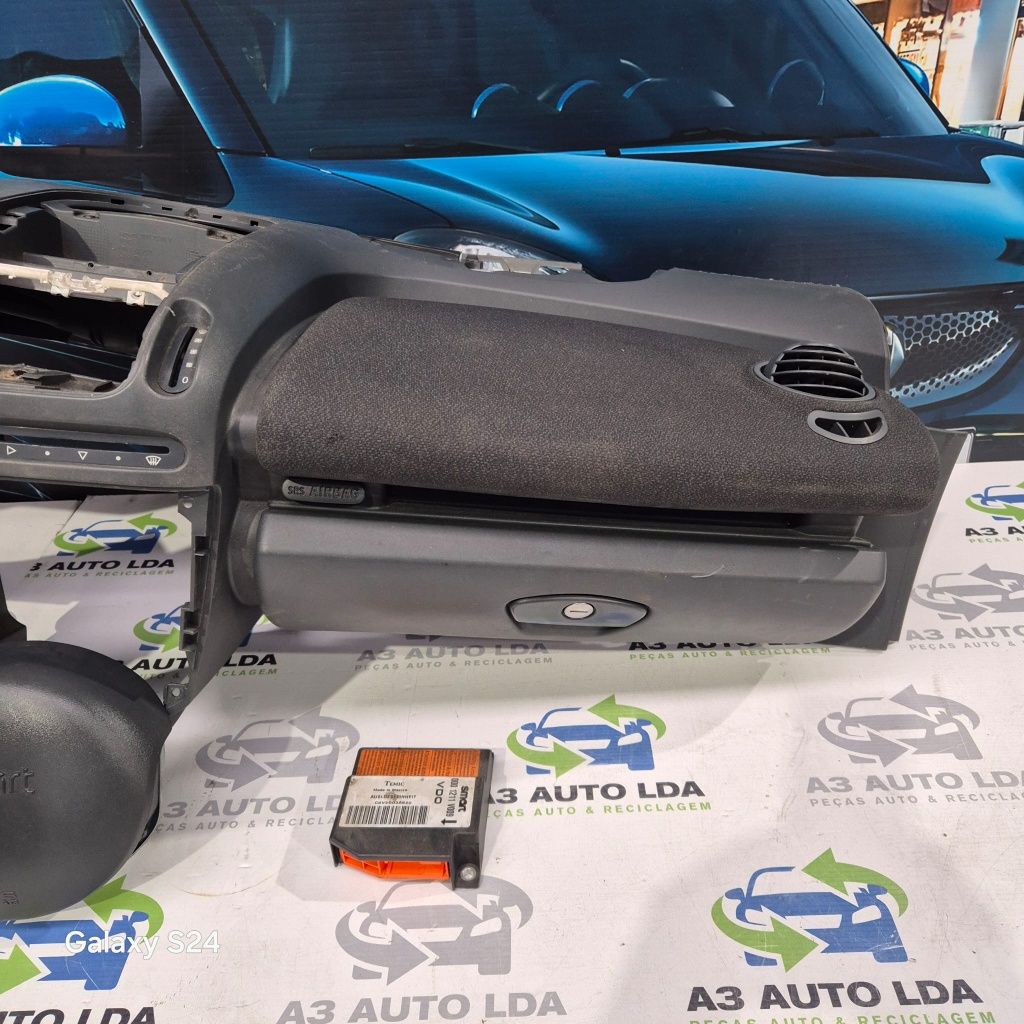 Tablier completo com kit de airbags Smart Roadster