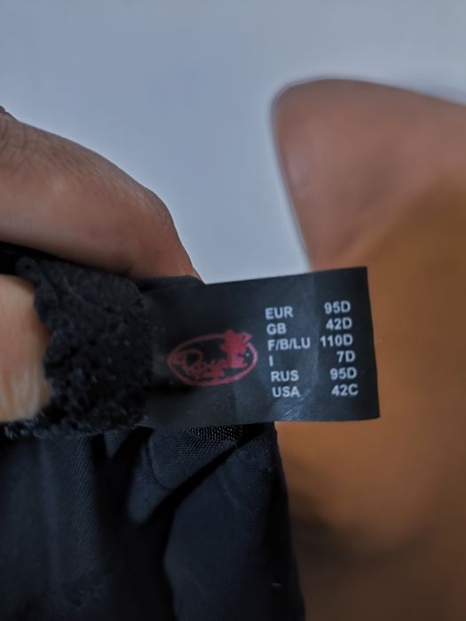 Вишуканий бюст корсет з гарною підтримкою 95D/42C/110D/42D